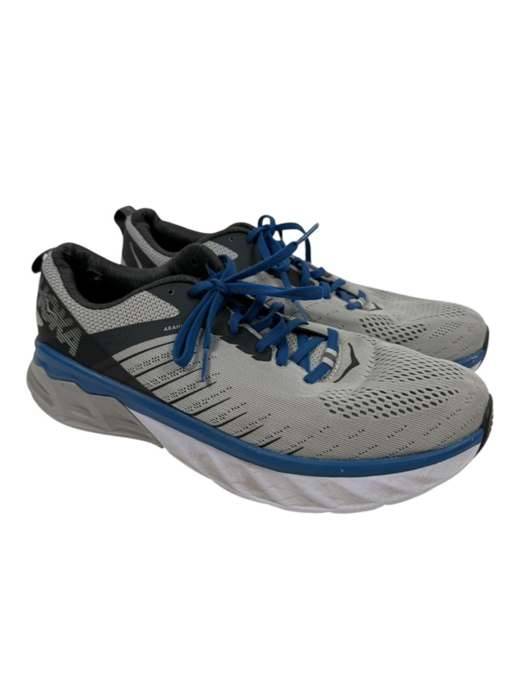 Hoka One One Men's Arahi 3 Gray Blue Running Shoes Sz 10.5